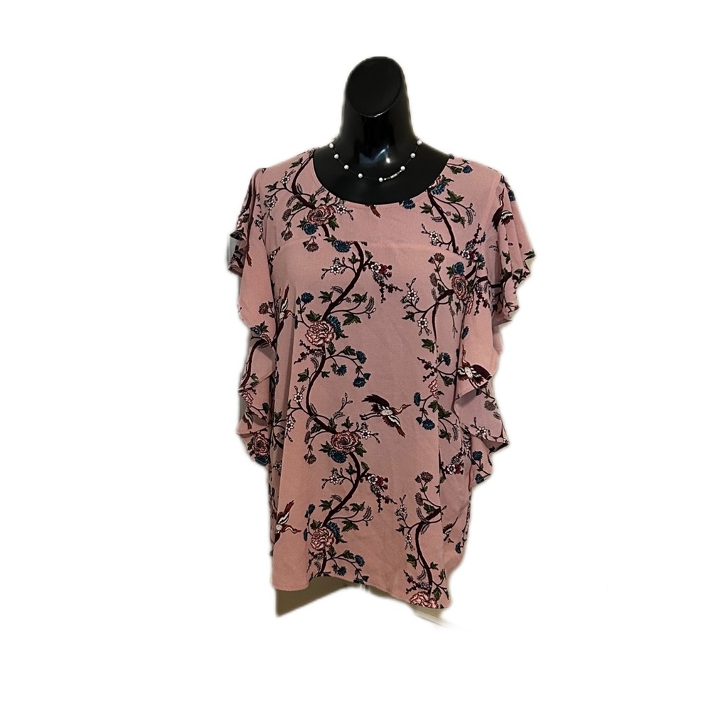 Floral Pink Blouse